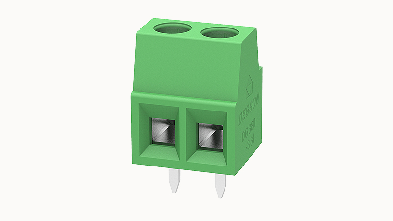 Разъем на печатную плату винтовой DG380-3.81-02P Degson