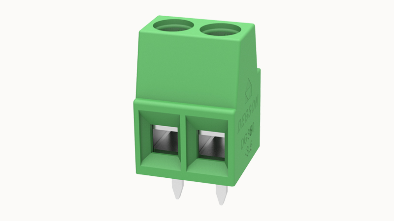 Разъем на печатную плату винтовой DG380-3.5-02P Degson