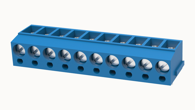 Разъем на печатную плату винтовой DG300R-5.0-10P Degson Разъем на печатную плату винтовой DG300R-5.0-10P Degson