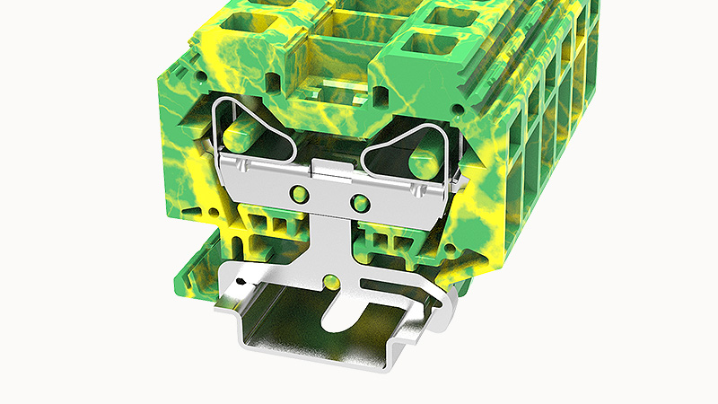 Пружинная клемма на DIN-рейку WS16-SD-PE Degson