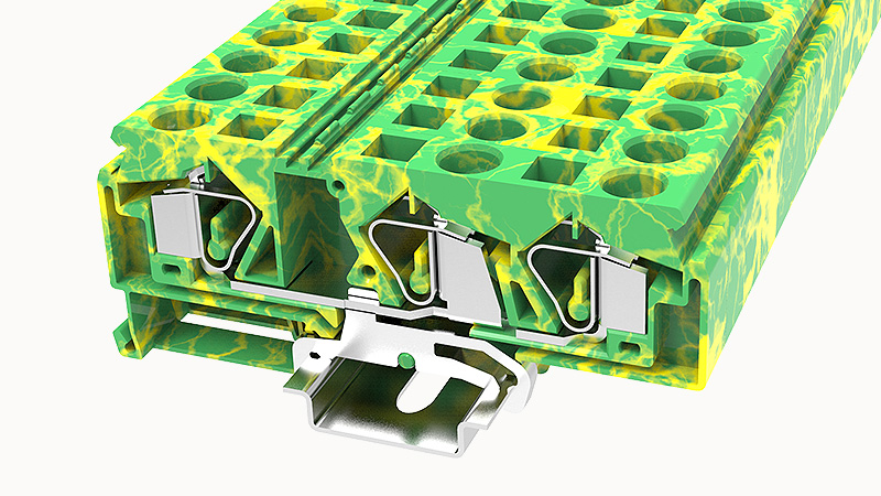Пружинная клемма на DIN-рейку WS16-TW-PE Degson