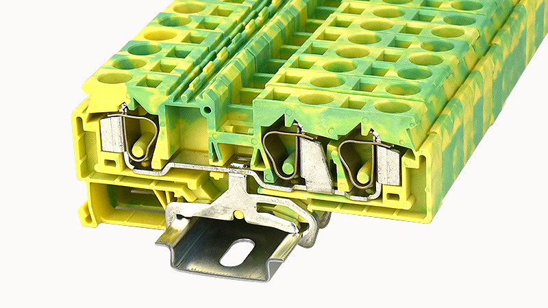 Пружинная клемма на DIN-рейку WS10-TW-PE Degson