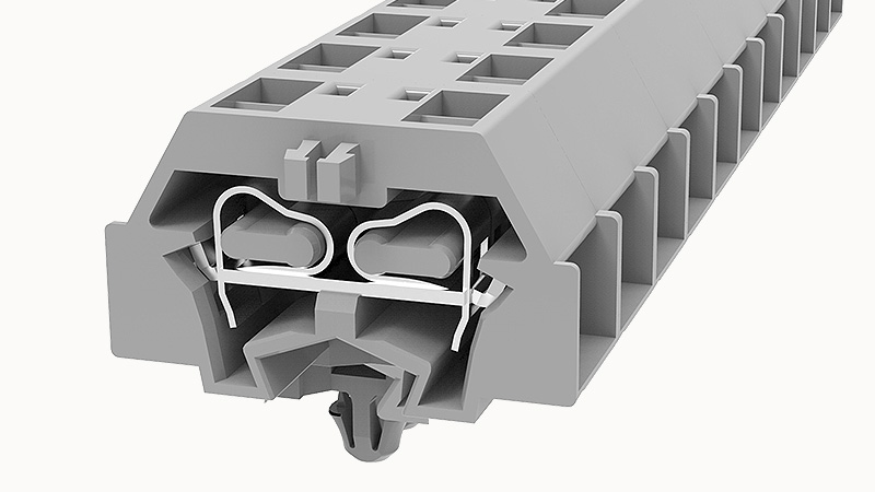 Пружинная клемма на DIN-рейку WS2.5T-DB-11A(H) Degson