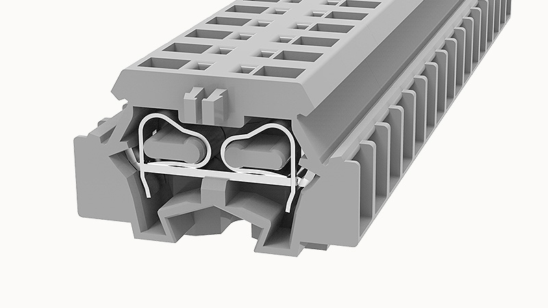 Пружинная клемма на DIN-рейку WS2.5-DB Degson
