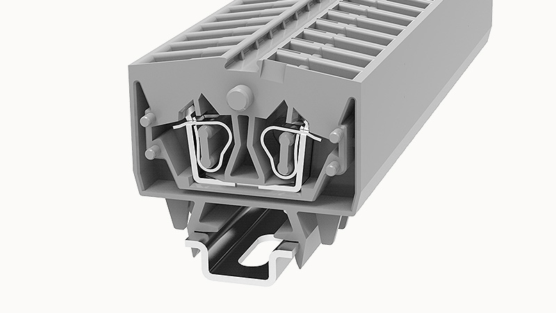 Пружинная клемма на DIN-рейку WS2.5-DIN15 Degson