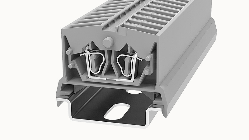 Пружинная клемма на DIN-рейку WS2.5-DIN35 Degson