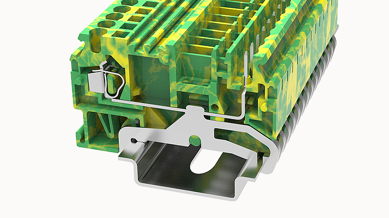 Пружинная клемма на DIN-рейку WS2.5P-PE Degson
