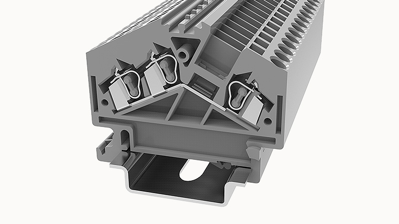 Пружинная клемма на DIN-рейку WS2.5-TW-TA Degson