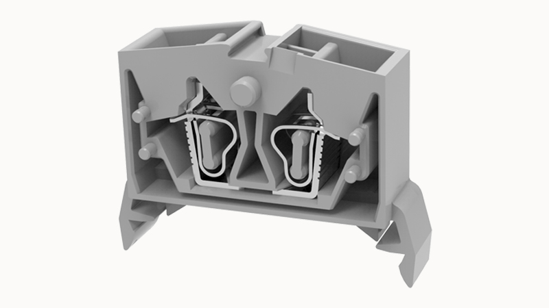 Пружинная клемма на DIN-рейку WS2.5T-DIN35-100A(H) Degson
