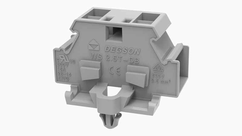 Пружинная клемма на DIN-рейку WS2.5T-DB-21A(H) Degson