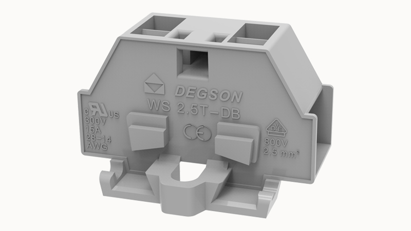 Пружинная клемма на DIN-рейку WS2.5T-DB-100A(H) Degson