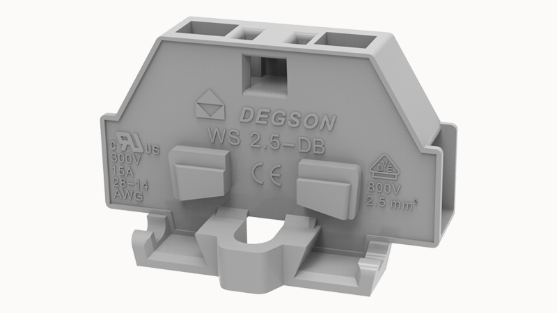 Пружинная клемма на DIN-рейку WS2.5-DB-100A(H) Degson