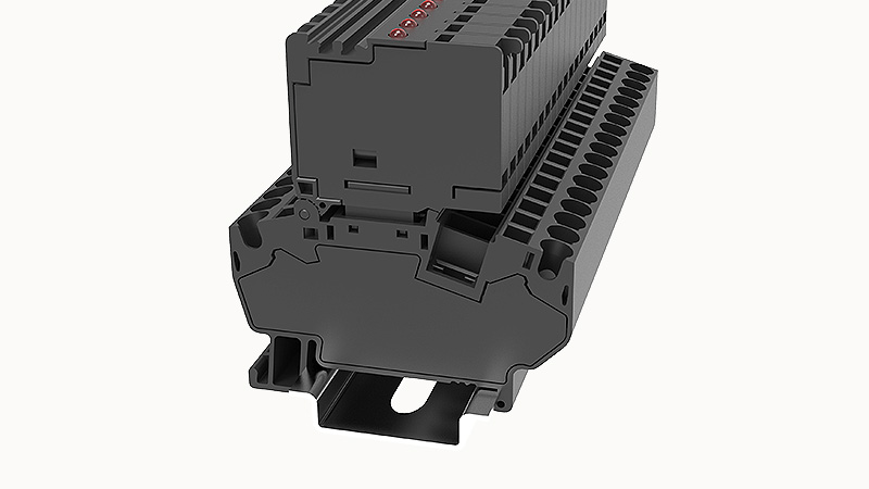 Пружинная клемма на DIN-рейку WSF4-TA-08A(H) Degson