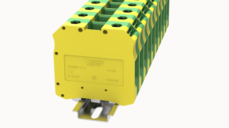 Винтовая клемма на DIN-рейку DC50-PE Degson