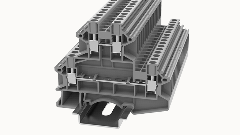 Винтовая клемма на DIN-рейку DCKKB4 Degson