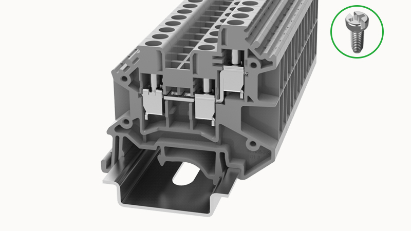 Винтовая клемма на DIN-рейку DC4-TW Degson