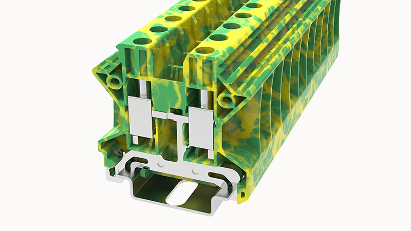 Винтовая клемма на DIN-рейку DHV10-PE Degson