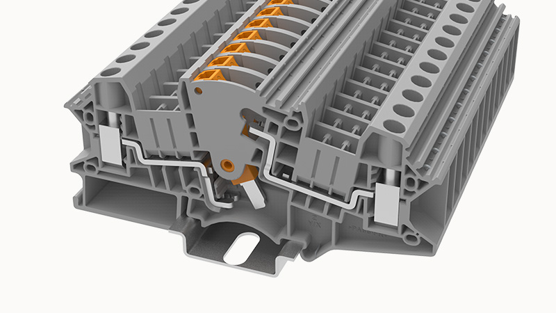 Винтовая клемма на DIN-рейку DHVME6 Degson