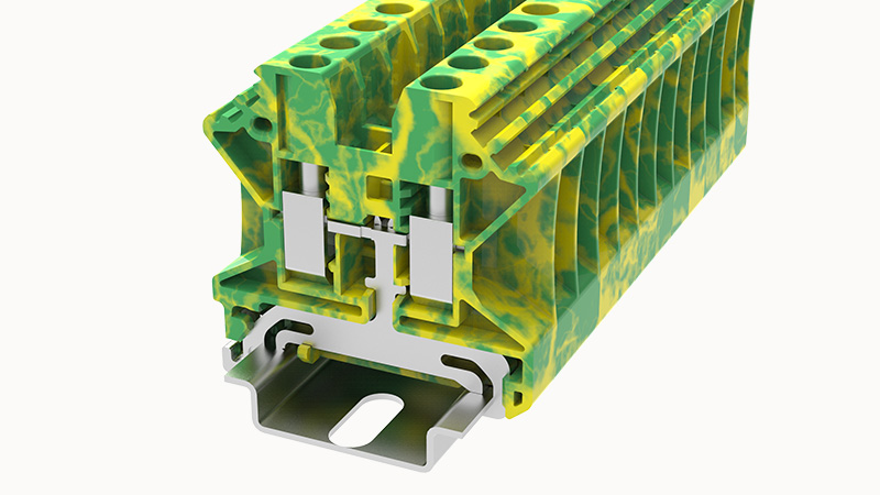 Винтовая клемма на DIN-рейку DHV6-PE Degson