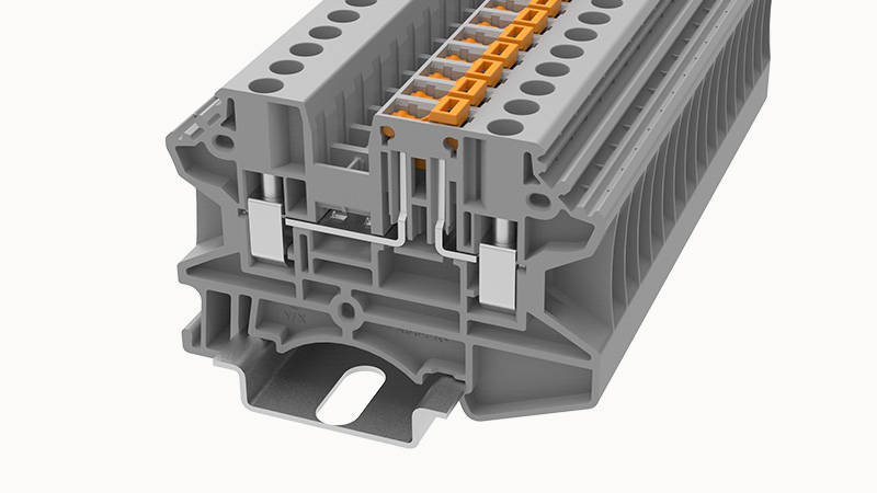 Винтовая клемма на DIN-рейку DHV4-MT Degson