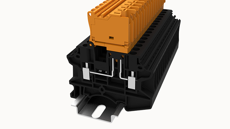 Винтовая клемма на DIN-рейку DHV4-HE Degson