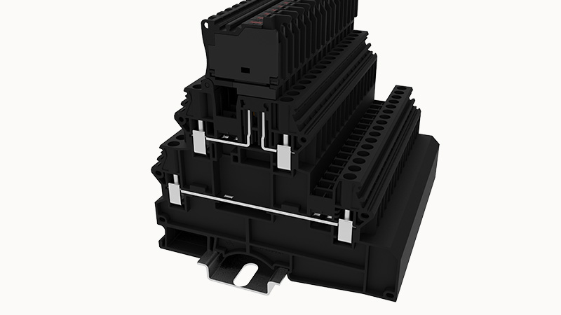 Винтовая клемма на DIN-рейку DHV4-2L-HE-LD24 Degson