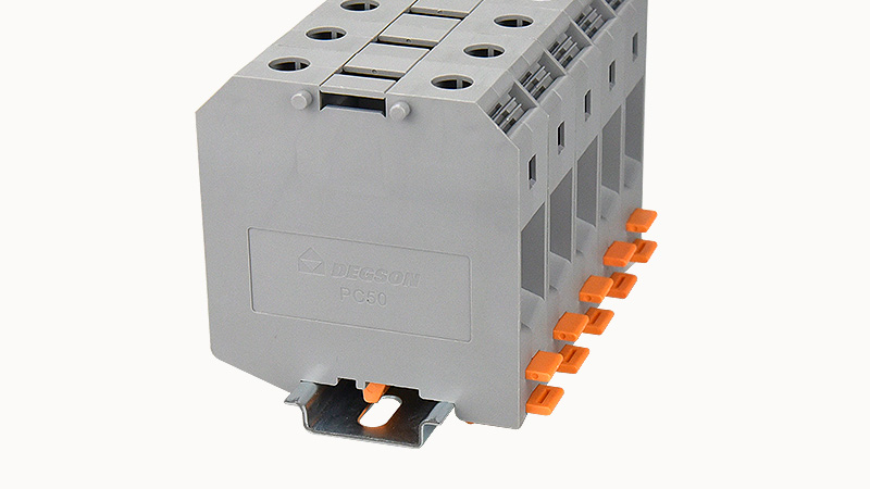 Винтовая клемма на DIN-рейку PC50 Degson