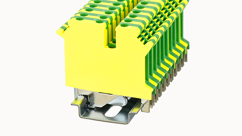 Винтовая клемма на DIN-рейку PC4-TW-PE Degson