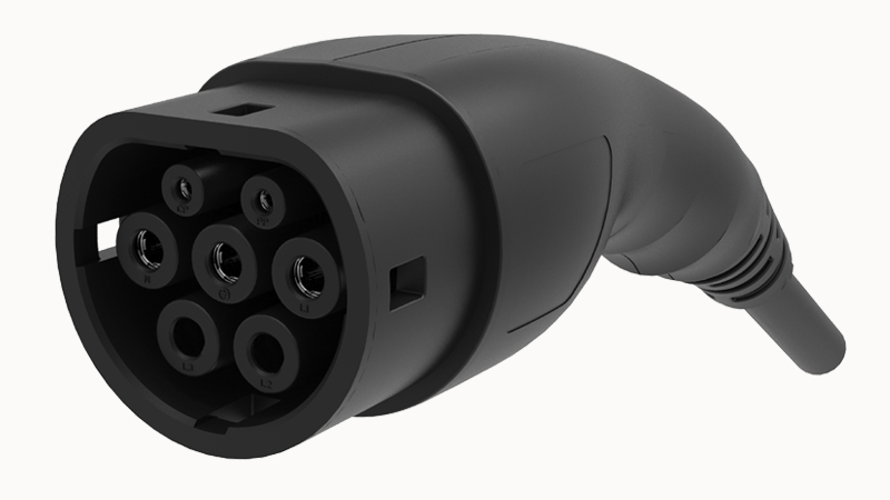 Зарядный разъем переменного тока   MEAC-S-032A-V1-03-5.0M-30A(H)  Degson  Зарядный разъем переменного тока   MEAC-S-032A-V1-03-5.0M-30A(H)  Degson