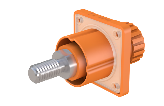 Силовой разъем для накопителей энергии IP 67 ESF-RS250A70YP2 SUPU