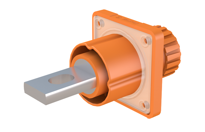 Силовой разъем для накопителей энергии IP 67 ESF-RS250A70YL SUPU