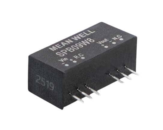 Изолированный DC-DC преобразователь SPB09W8-12 MEAN WELL (DIP-монтаж)