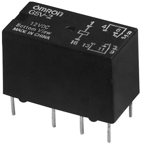 Низковольтное реле на печатную плату G5V-2-H1-DC6 Omron Electronics