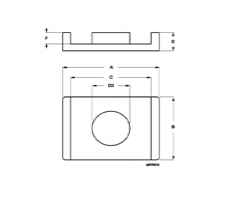 Planar ER cores ER14.5/3/7-3F46-A160-S Ferroxcube