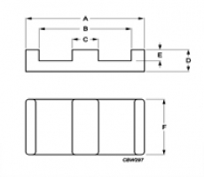 Planar E cores E14/3.5/5-3C96-A63-E Ferroxcube