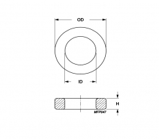 Uncoated toroid T107/65/18-3C90 Ferroxcube