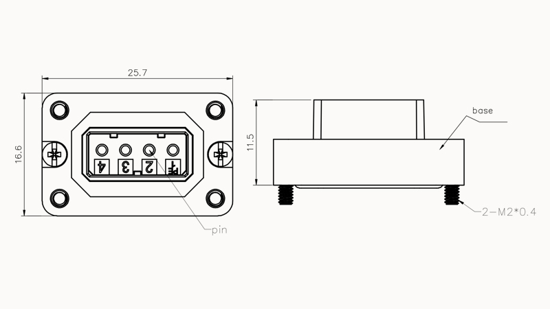 Разъем для сервопривода DGFA4S-A2 Degson Разъем для сервопривода DGFA4S-A2 Degson