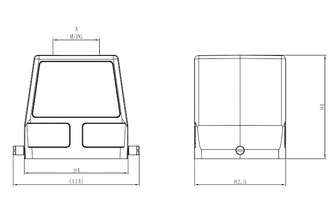 Сверхпрочный корпус разъема S32B-TE-2B-PG42 SUPU