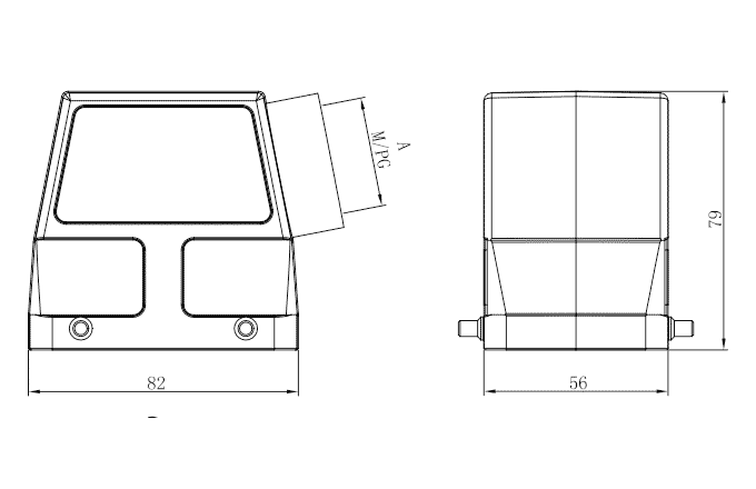 Сверхпрочный корпус разъема S32A-SEH-4B-M32 SUPU Сверхпрочный корпус разъема S32A-SEH-4B-M32 SUPU