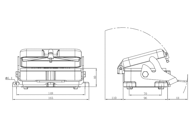 Сверхпрочный корпус разъема S48B-BM-1L.M-MC SUPU