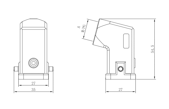 Сверхпрочный корпус разъема S3A.P-SE-2B-PG11 SUPU Сверхпрочный корпус разъема S3A.P-SE-2B-PG11 SUPU