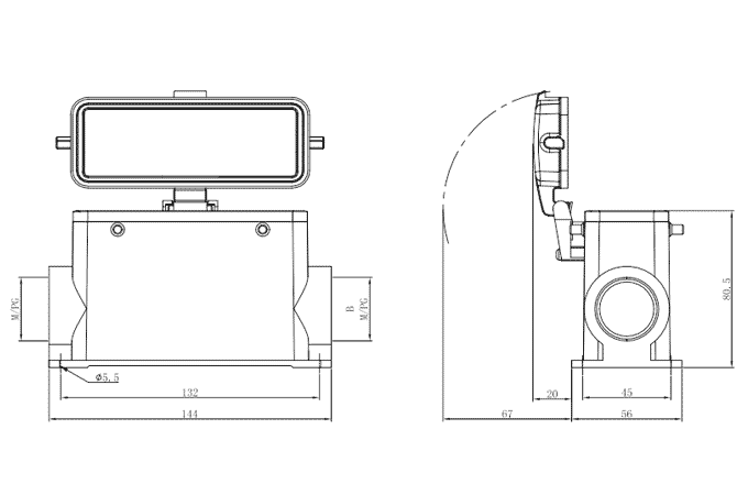 Сверхпрочный корпус разъема S24B-SMH-4B-2PG29-MC SUPU Сверхпрочный корпус разъема S24B-SMH-4B-2PG29-MC SUPU