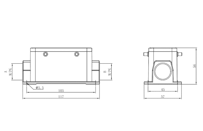 Сверхпрочный корпус разъема S16B-SM-4B-2PG21 SUPU