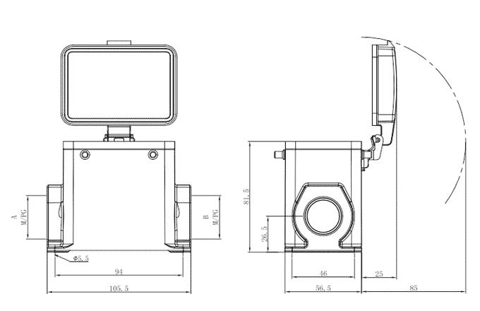 Сверхпрочный корпус разъема S32A-SM-4B-M32-MC SUPU Сверхпрочный корпус разъема S32A-SM-4B-M32-MC SUPU