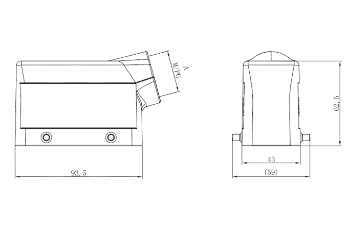 Сверхпрочный корпус разъема S16B-SE-4B-M32 SUPU Сверхпрочный корпус разъема S16B-SE-4B-M32 SUPU