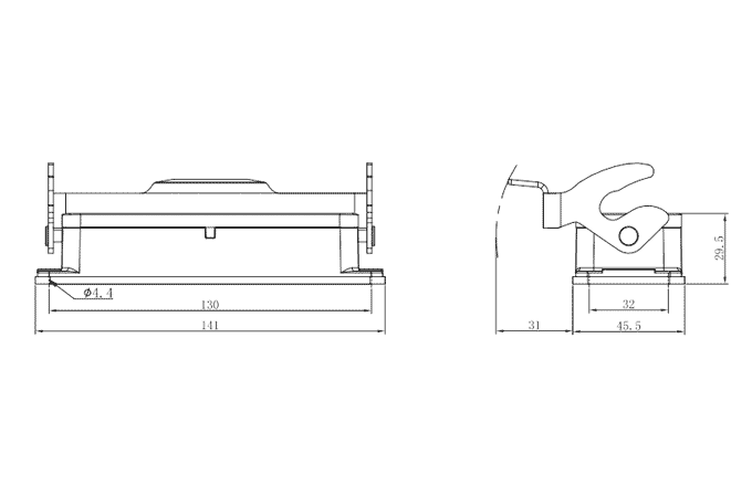 Сверхпрочный корпус разъема S24B-BM-1L.M SUPU Сверхпрочный корпус разъема S24B-BM-1L.M SUPU
