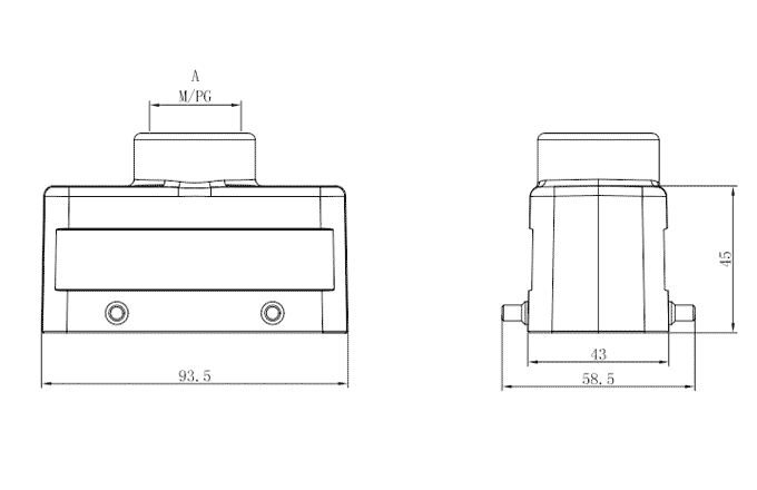Сверхпрочный корпус разъема S16B-TE-4B-PG21 SUPU