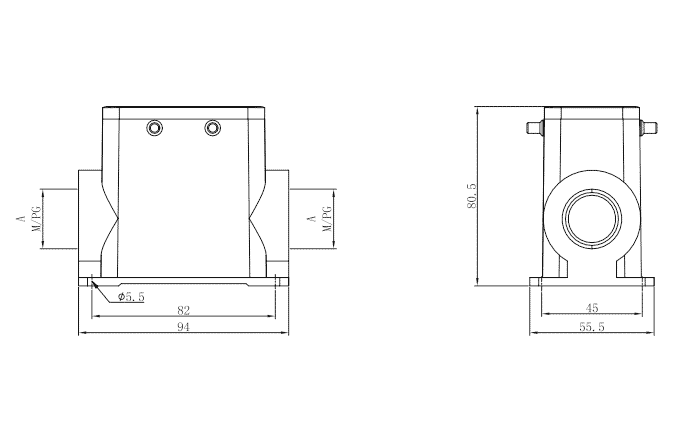 Сверхпрочный корпус разъема S10B-SMH-4B-PG29 SUPU