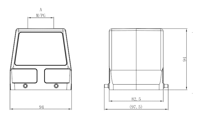 Сверхпрочный корпус разъема S32B-TE-4B-PG29 SUPU