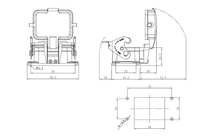Сверхпрочный корпус разъема S6B-BM-1L.M-PC SUPU Сверхпрочный корпус разъема S6B-BM-1L.M-PC SUPU